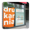 Reklama na sklep/lokal, folia OWV - dziurkowana - Materiały do samodzielnego oklejenia do 5mkw